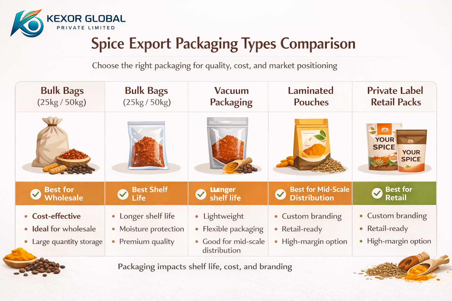 Bulk spice logistics and freight planning
